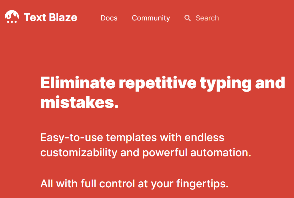 Text Blaze - A top productivity tool