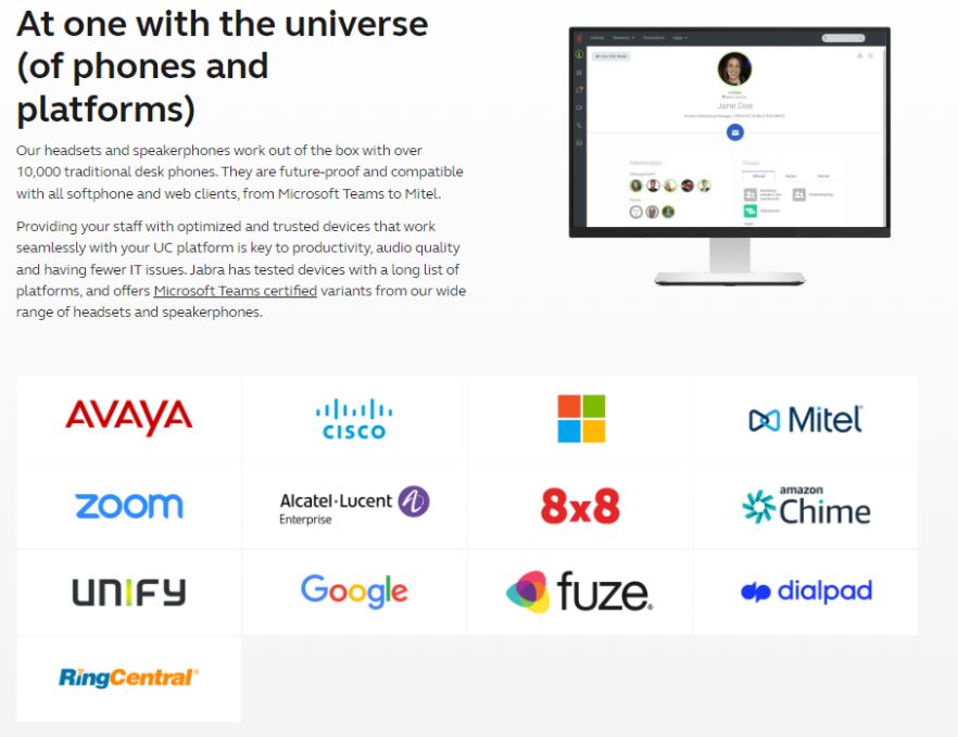 Platforms covered under Unified Communications