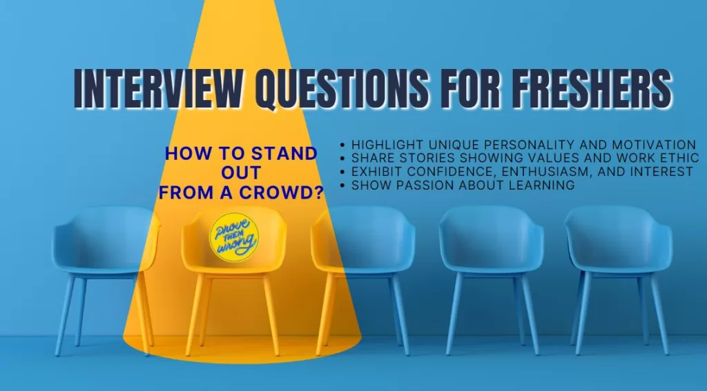 Interview questions for freshers - standing out from the crowd