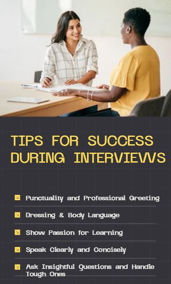 Tips for Success  During Interviews
